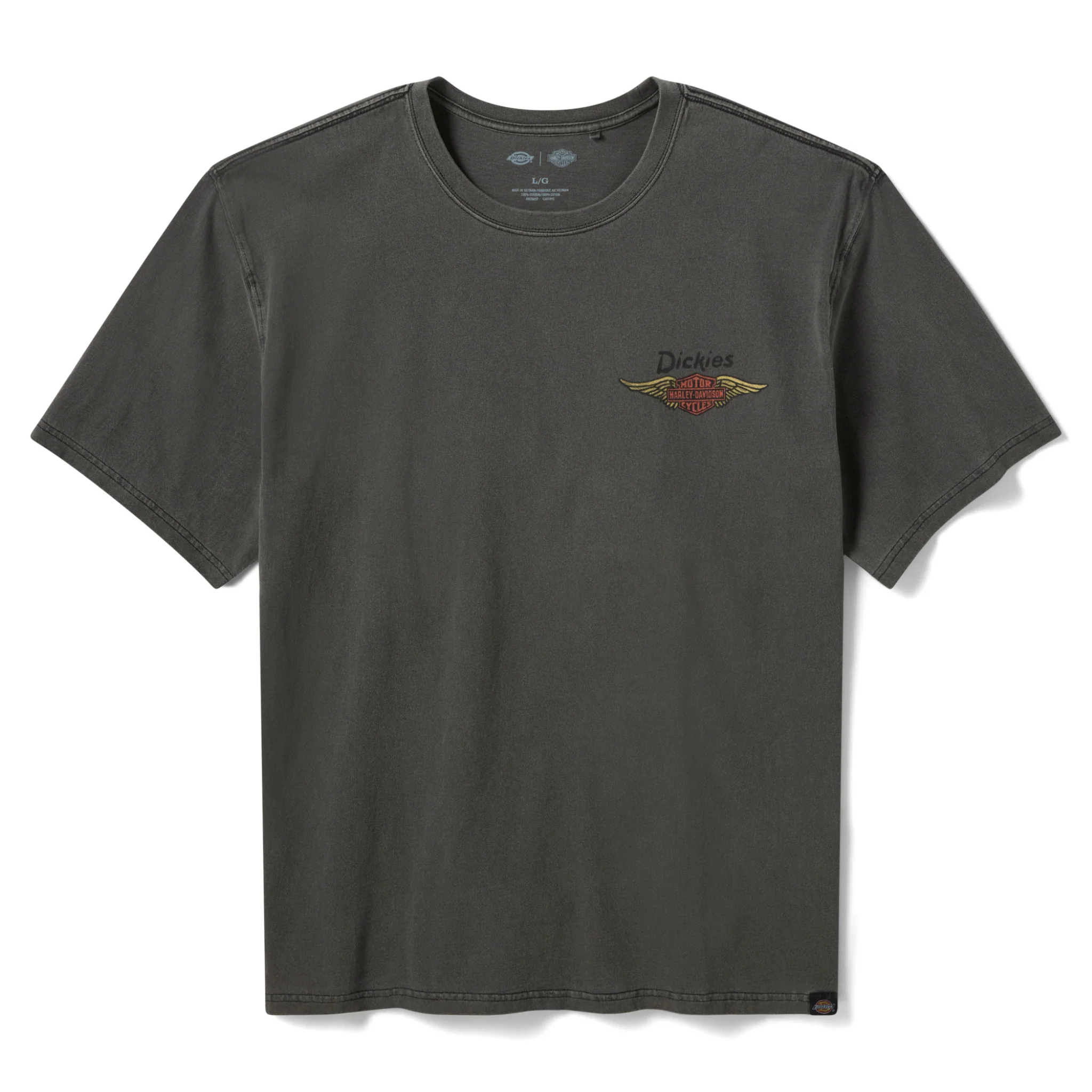Harley-Davidson® Men's Dickies® x H-D® 1930's Moto Racer Heavyweight Pigment Dyed Tee