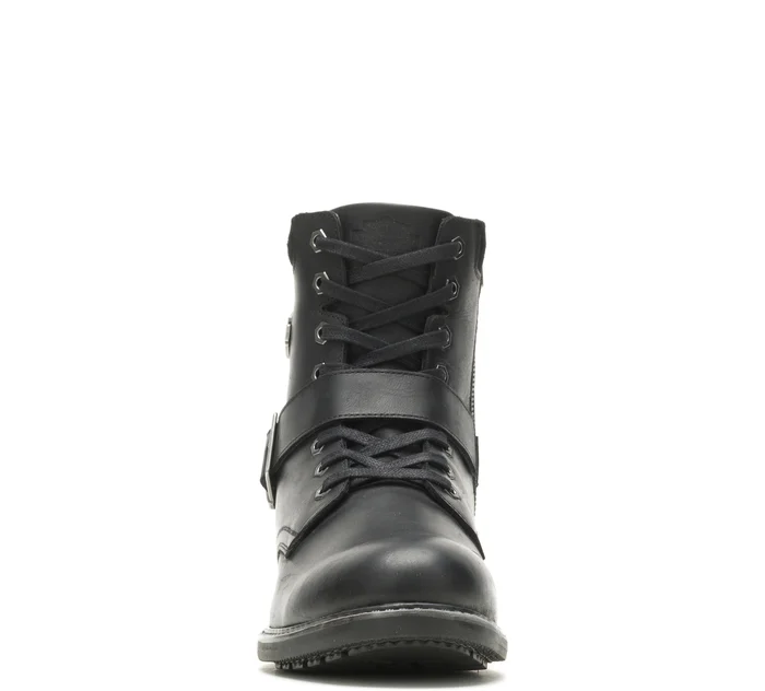 Harley-Davidson® Men's Hicklyn Leather Strap Riding Boots - Black - Image 4