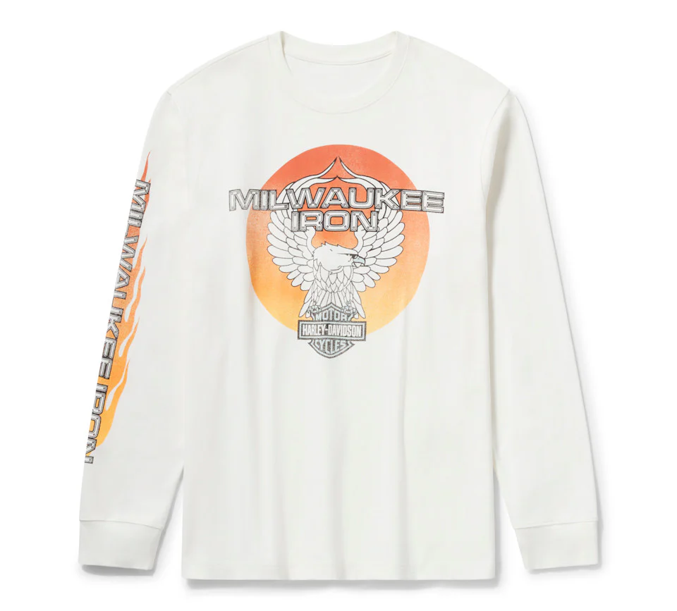 Harley-Davidson® Men's Milwaukee Iron Eagle Long Sleeve Tee