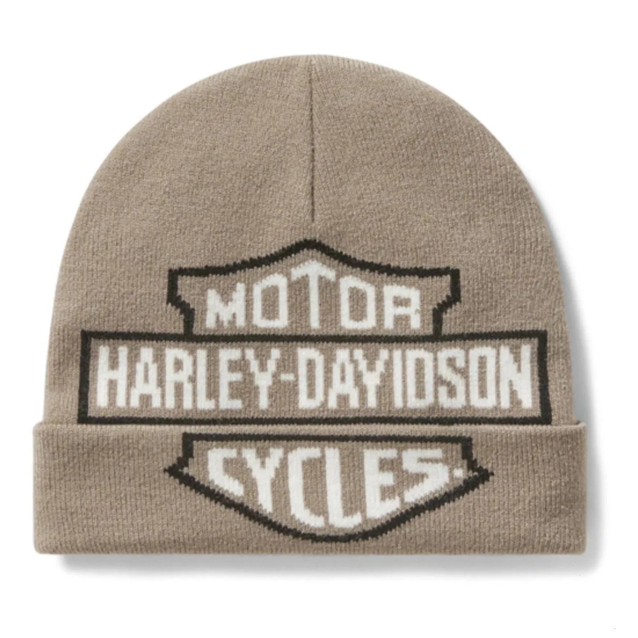 Harley-DavidsonĀ® Men's Oversized Bar & Shield Beanie