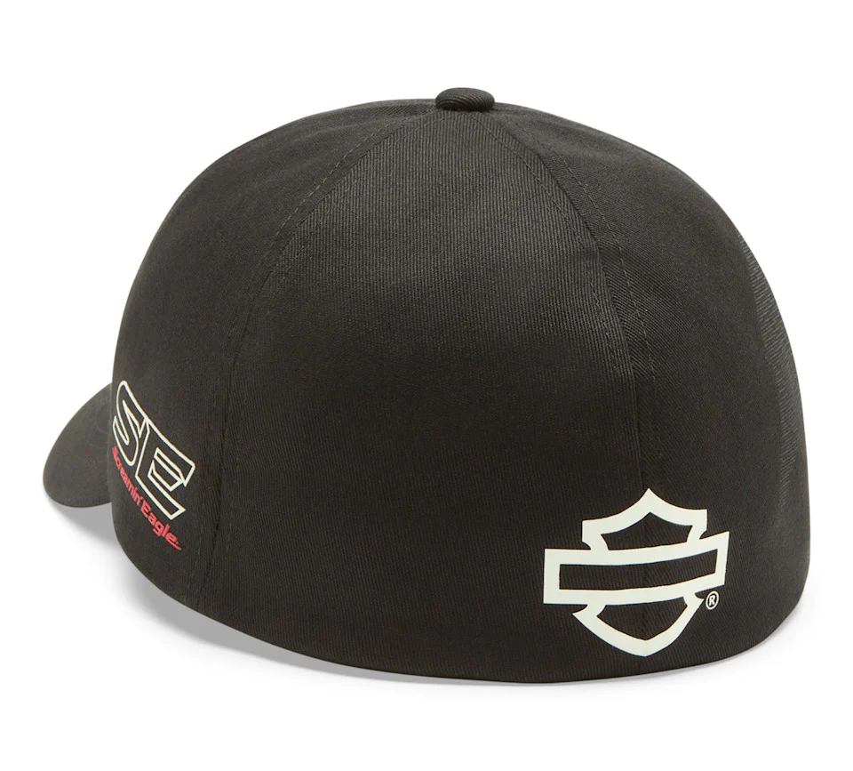 Harley-Davidson® Men's Screamin' Eagle Softail Stretch Fit Cap - Image 2