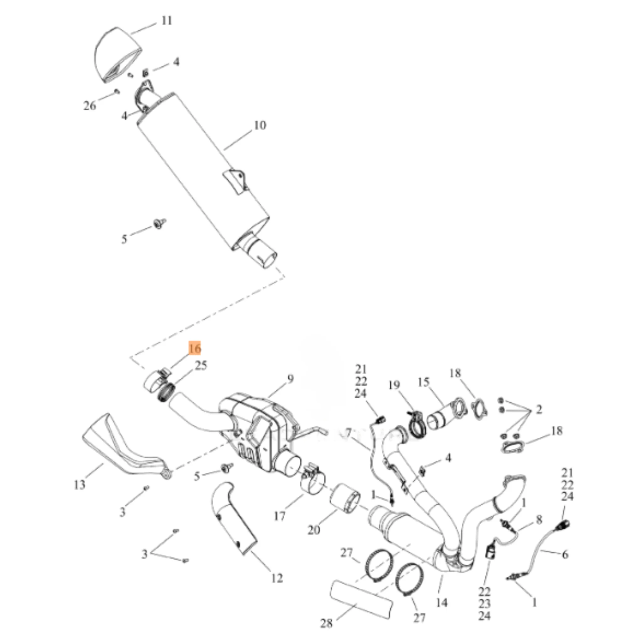 Harley-Davidson® Muffler Clamp - Image 3