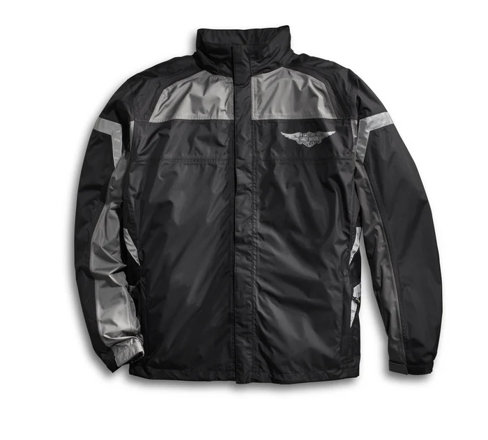 Harley-Davidson® Men's Full Speed Reflective Rainsuit - Image 5