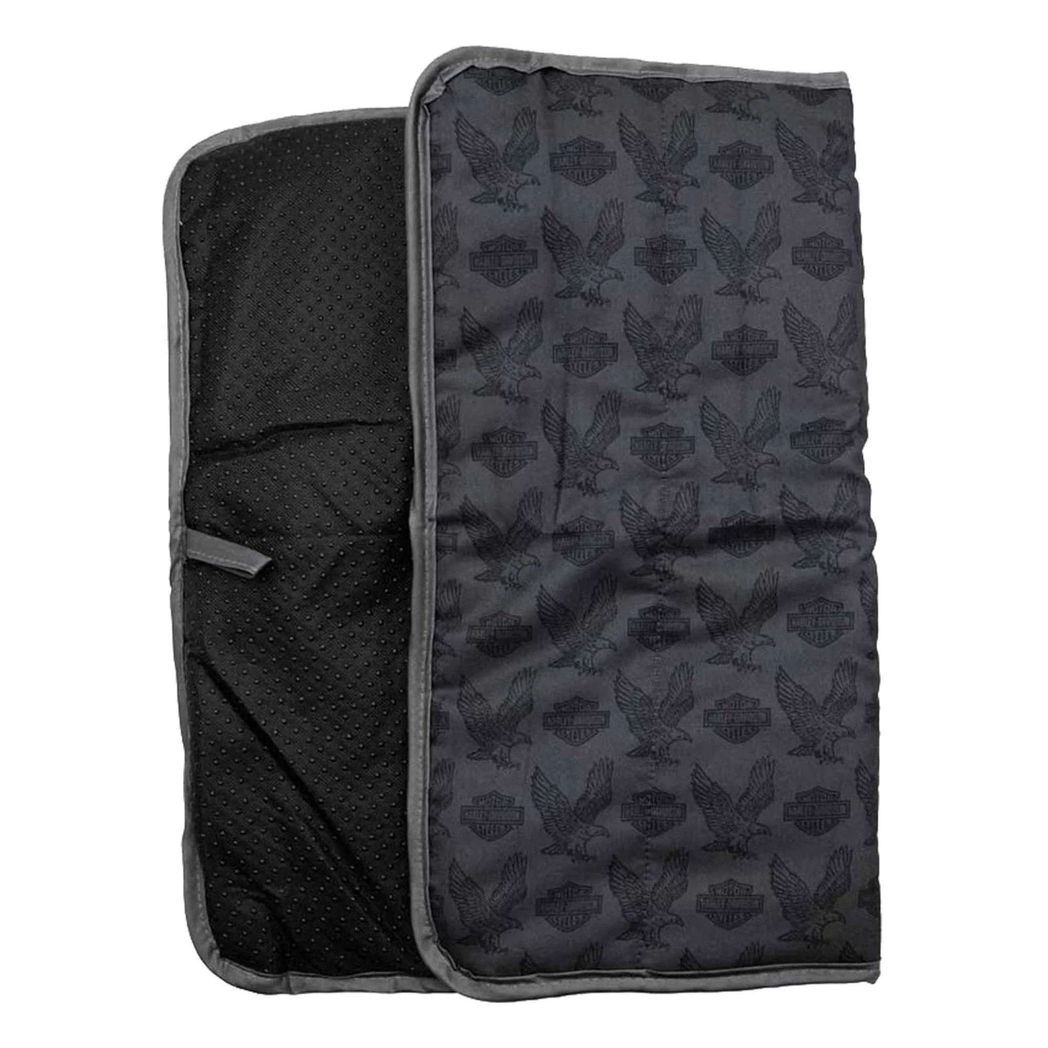 Harley-Davidson® Repeat Bar & Shield Eagle Pet Travel Bed - MD/LG - Image 3