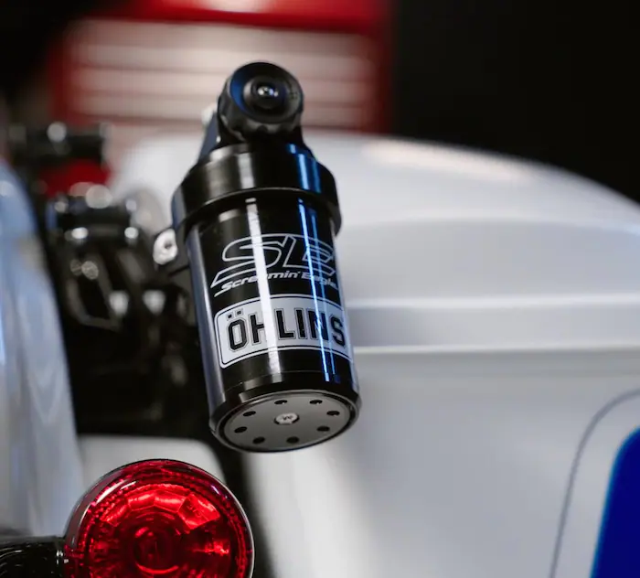 Harley-Davidson® Screamin’ Eagle/Öhlins Remote Reservoir Rear Shocks - Image 3