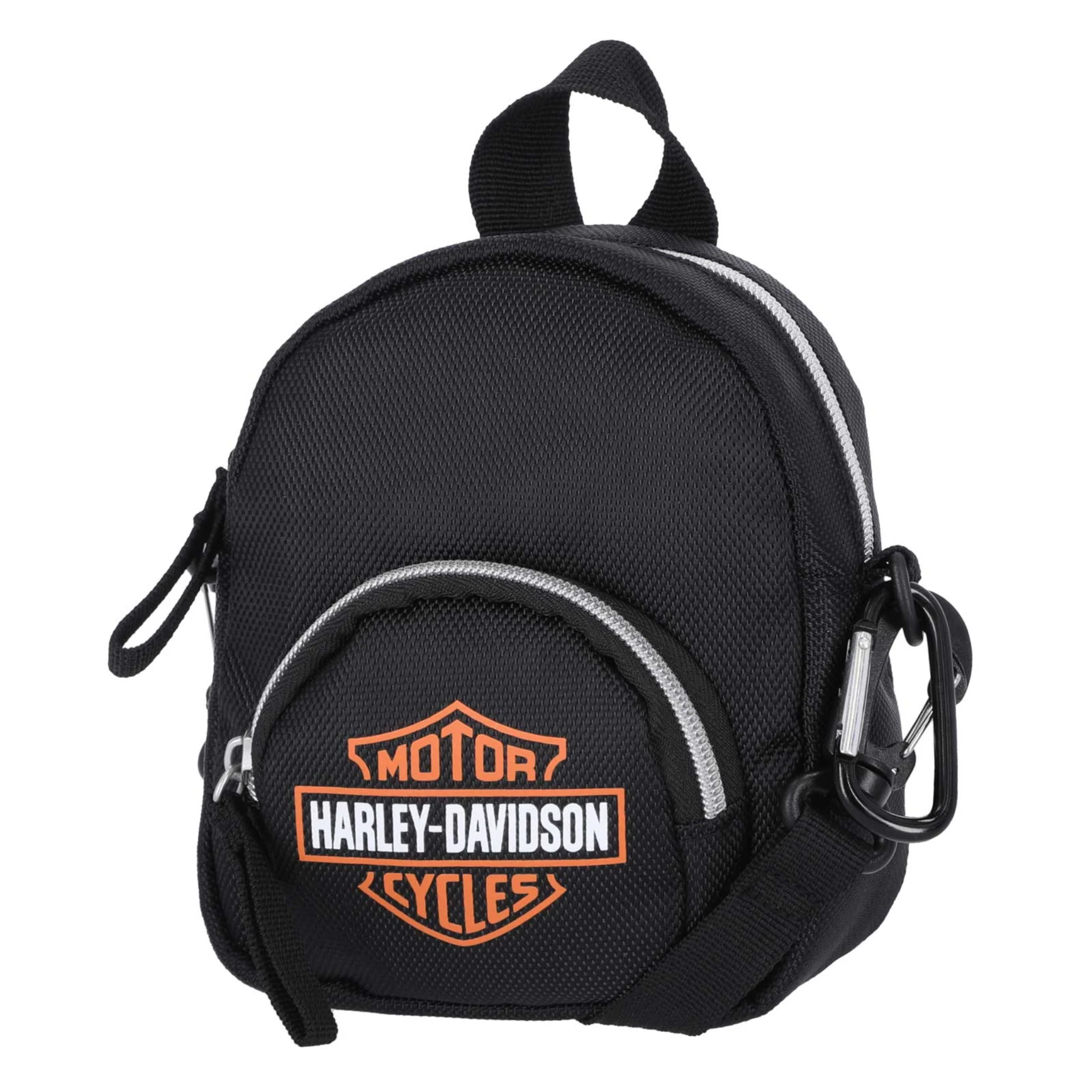 Harley-Davidson® Women's Bar & Shield Logo Covertible Mini Backpack - Black - Image 2
