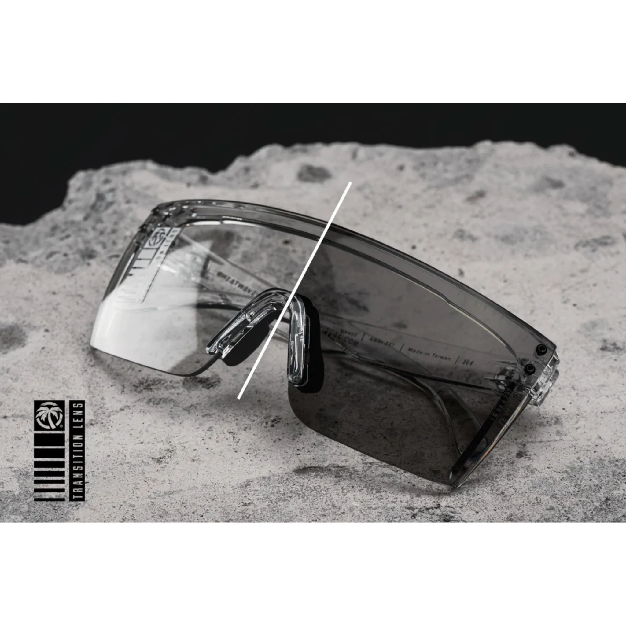 Heat Wave Visual - Lazer Face - Clear Frame - Photochromic Lens - Image 2