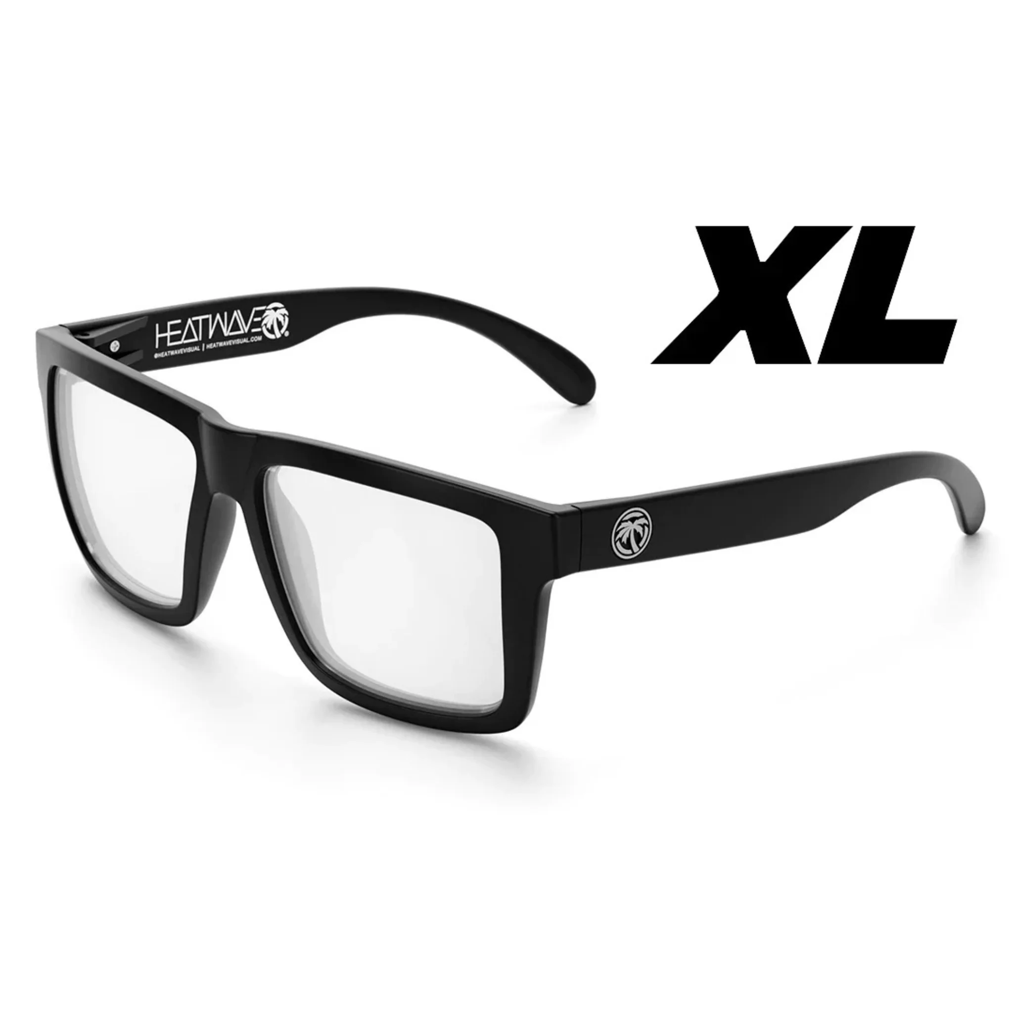 Heat Wave Visual - XL Vise - Clear Lens - Black Frame