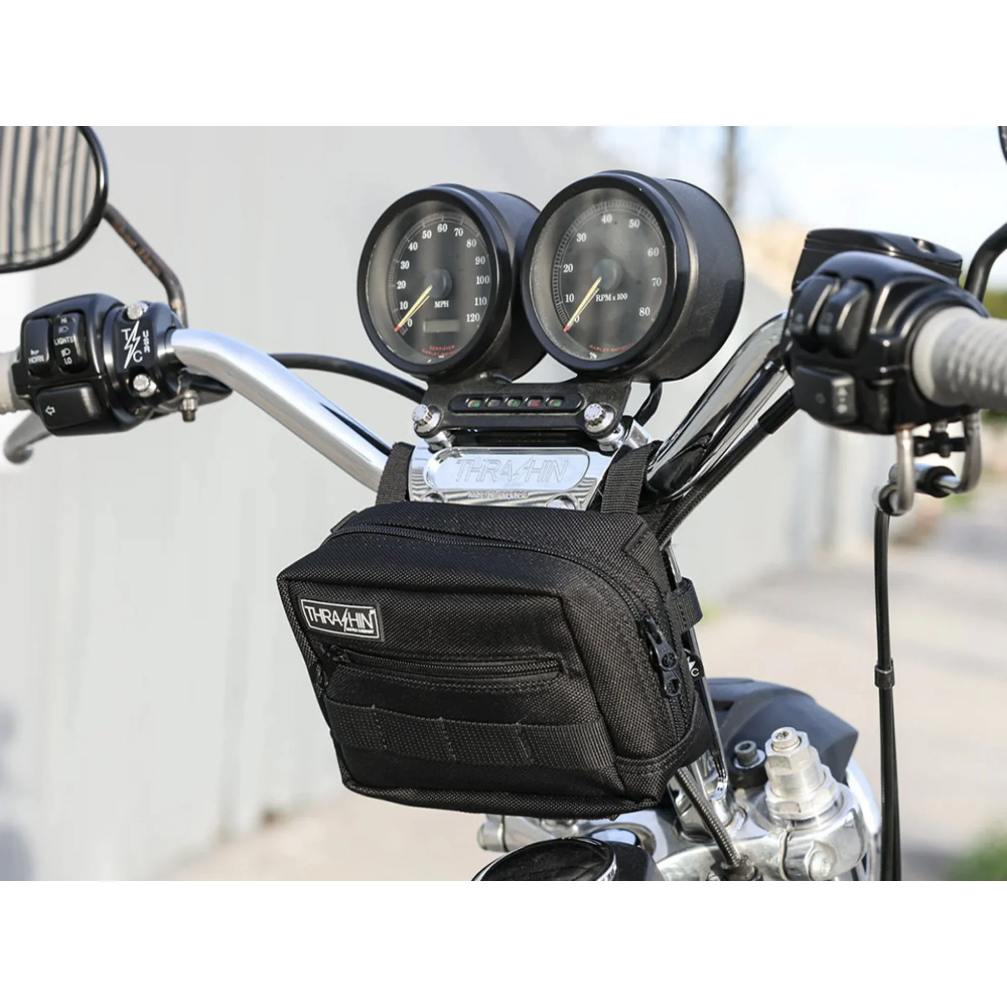 Thrashin Supply - HandleBar Bag 2.0 – Black - Image 5