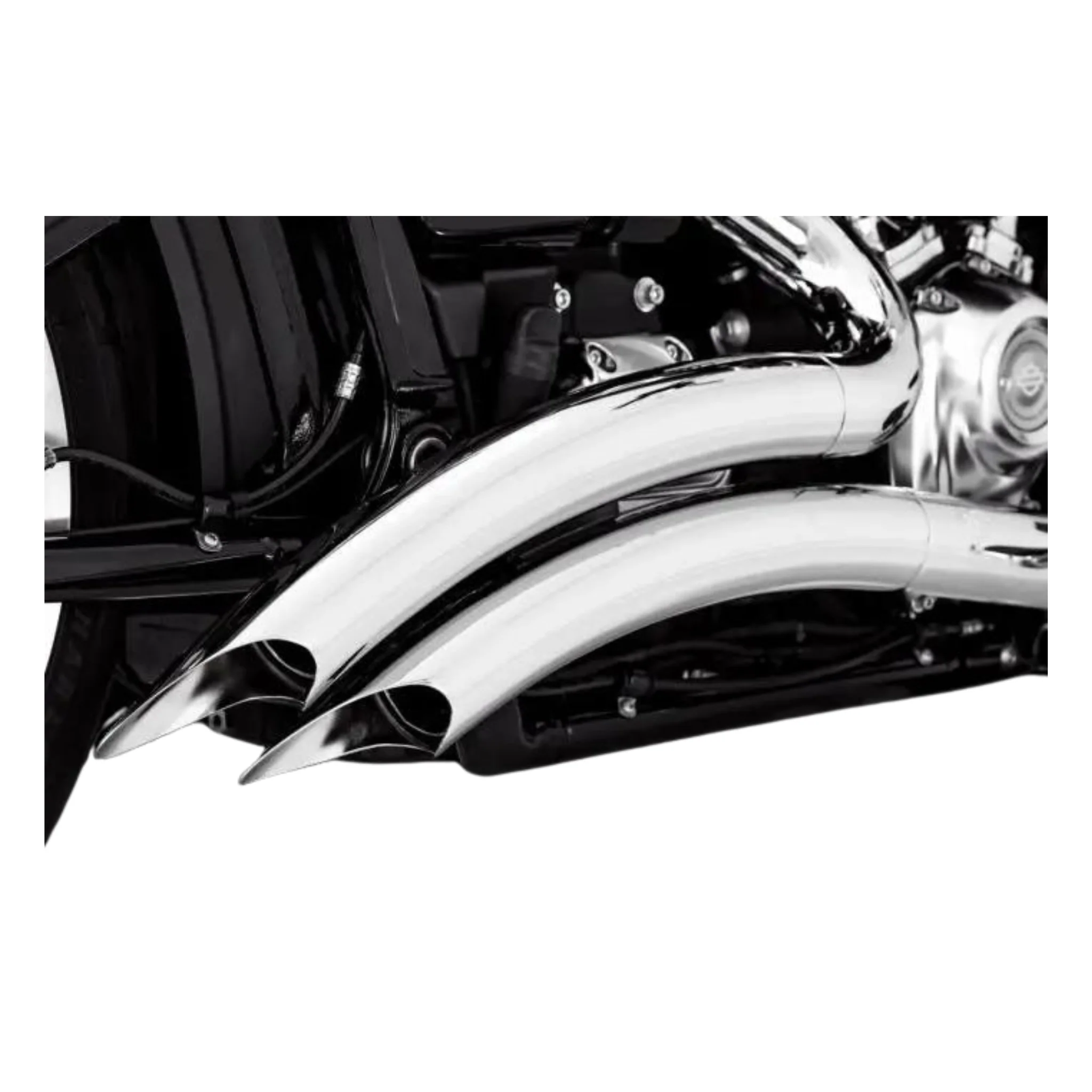 Vance & Hines Big Radius 2-2 PCX Chrome - M8 Fat Boy & Breakout - Image 2